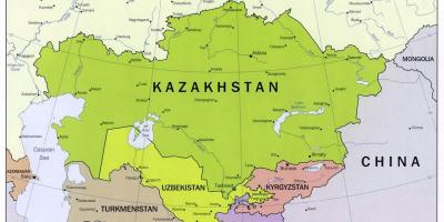 Uzbekistan, rusia hartă